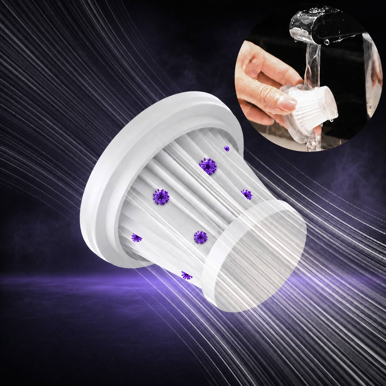 2-in-1 Cordless Car Vacuum & Air Duster